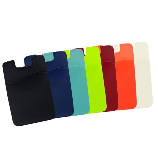 Adesivo Porta Cartão Emborrachado para Celular - Imagem 2