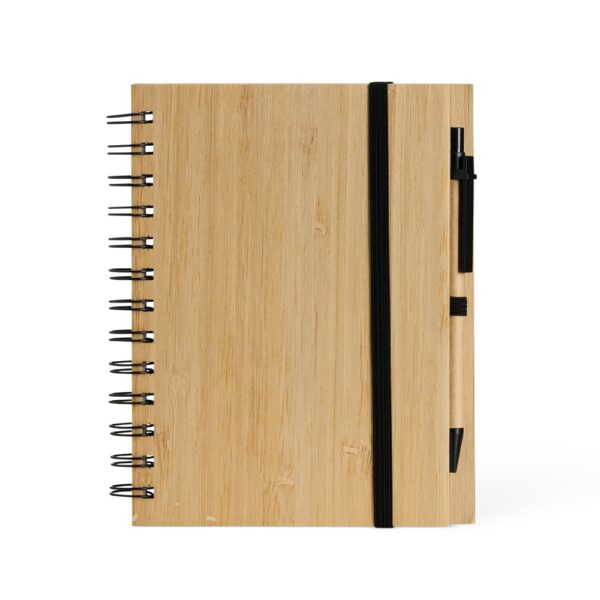 Caderneta em Bambu com Caneta