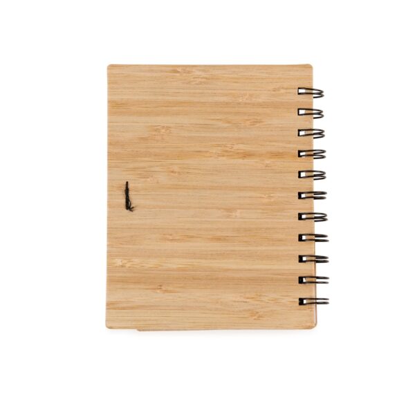 Bloco de Anotações Bambu com Caneta - Imagem 2