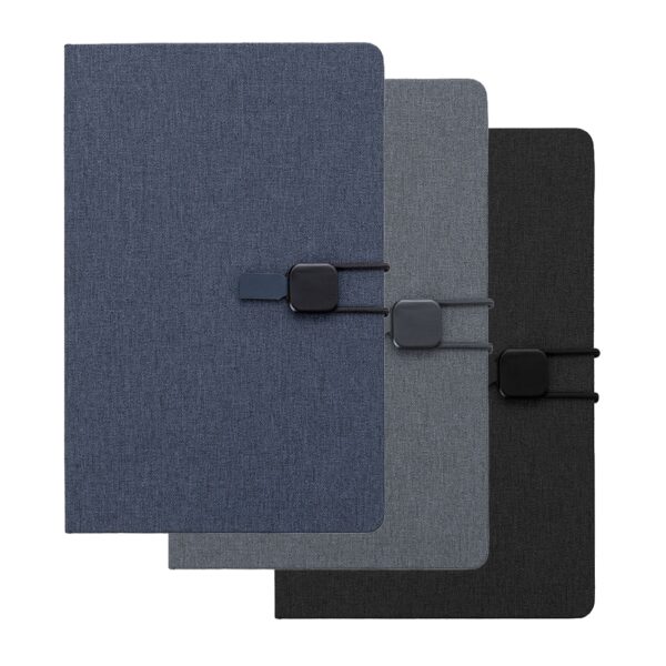 Bloco de Anotações Poliéster 21 x 14 com Pauta - Imagem 2