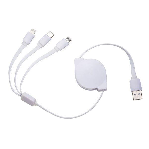 Cabo USB Retrátil 3 em 1 - Imagem 2