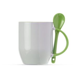 Caneca Cerâmica 350ml com Colher