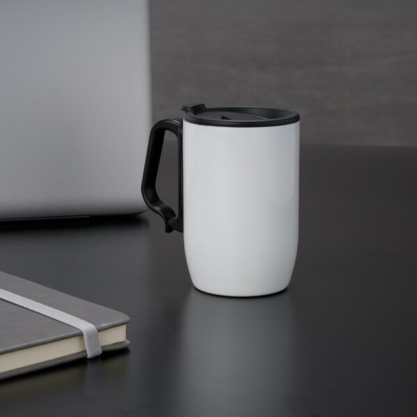 Caneca Inox Parede Dupla 350 ml - Imagem 4
