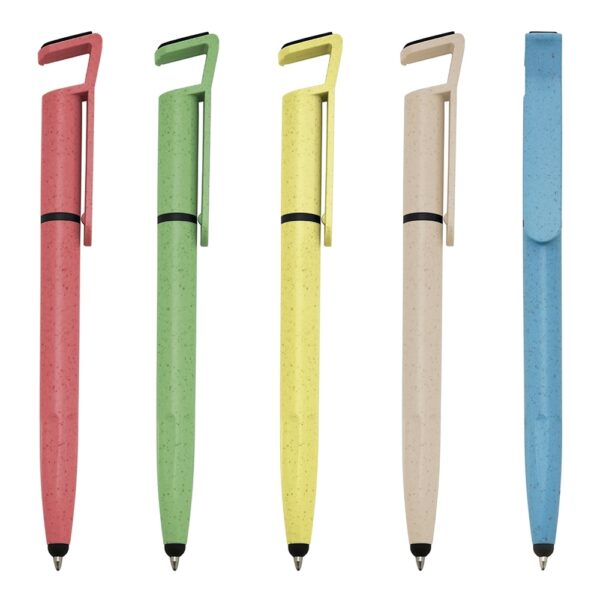 Caneta Fibra de Bambu Touch com Suporte - Imagem 2