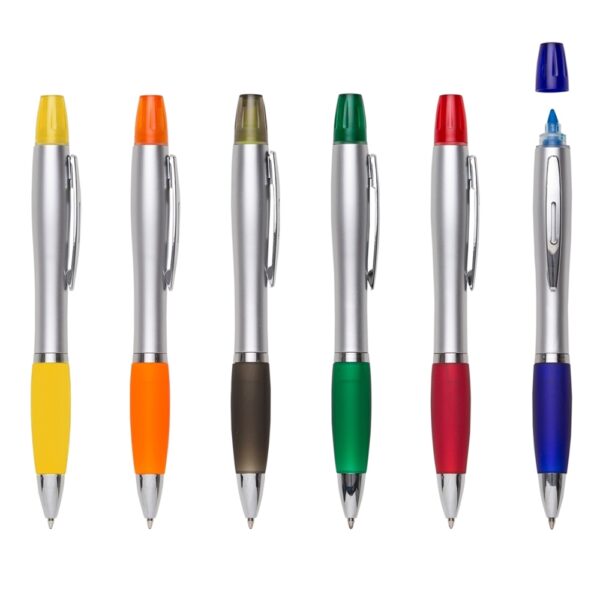 Caneta Plástica Marca Texto - Imagem 2