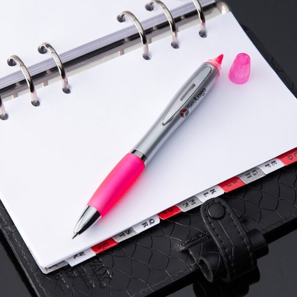 Caneta Plástica Marca Texto - Imagem 7