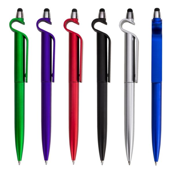 Caneta Plástica Touch com Suporte - Imagem 2
