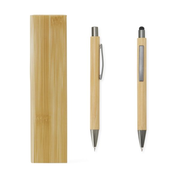 Conjunto Caneta e Lapiseira Bambu - Imagem 2