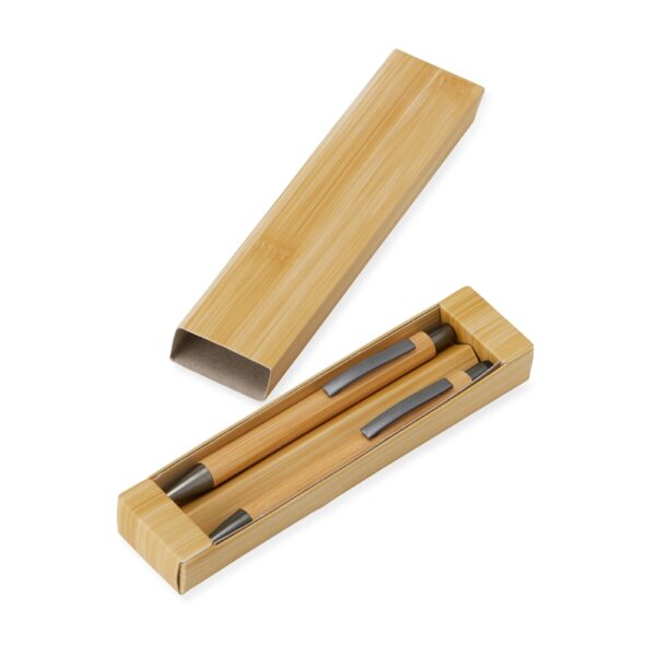 Conjunto Caneta e Lapiseira Bambu - Imagem 5