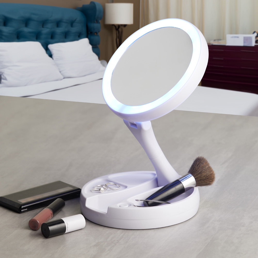 Espelho Dobrável com Led Recarregável - Imagem 7