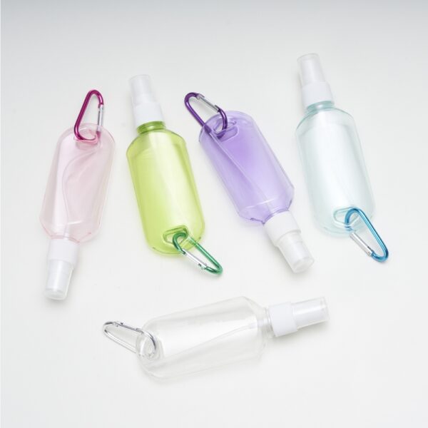 Frasco Plástico 100ml com Mosquetão - Imagem 2