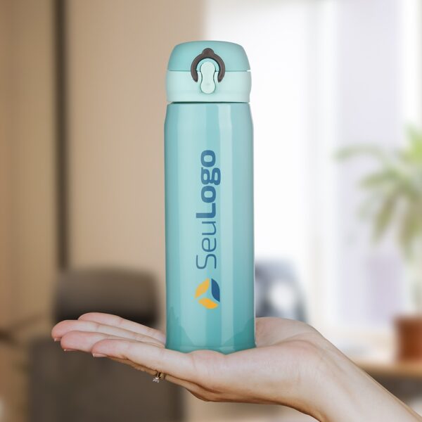 Garrafa Térmica Inox 400ml - Imagem 3