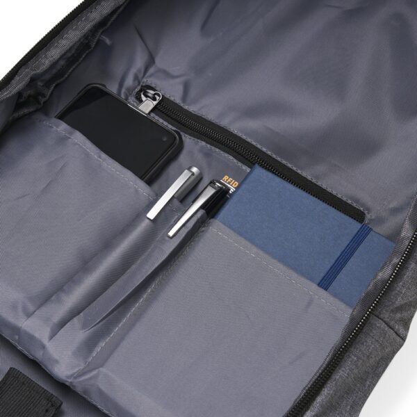 Mochila Poliéster com Bloqueador RFID - Imagem 5