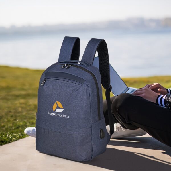 Mochila de Nylon USB 21L - Imagem 6