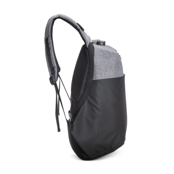 Mochila de Poliéster Anti-Furto USB com Segredo - Imagem 6