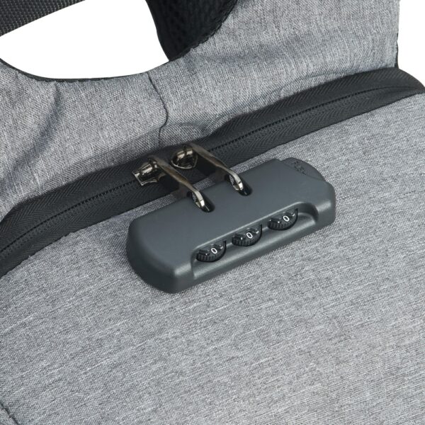 Mochila de Poliéster Anti-Furto USB com Segredo - Imagem 8