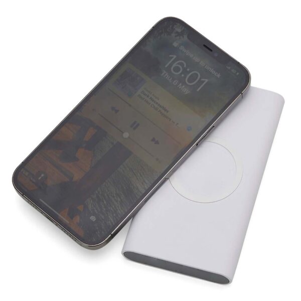 Power Bank 8000mAh com Carregamento via Indução ou via Cabo - Imagem 2